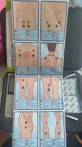 Axion Stim-Pro X9+ Electroestimulador TENS