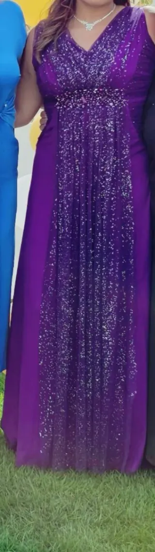 Vestido de fiesta DE MOOR morado talla L
