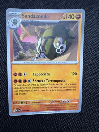 Carta Pokémon Sandaconda Fase 1 PS 140