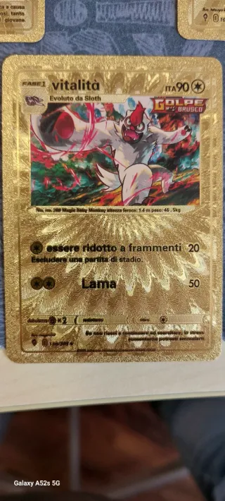 Carte Pokemon Oro Marep, Vitalito, ShergonCity