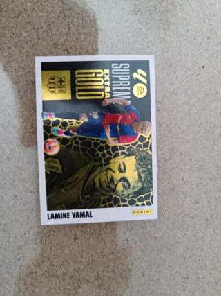 Cromo Lamine Yamal Supreme Extra Gold