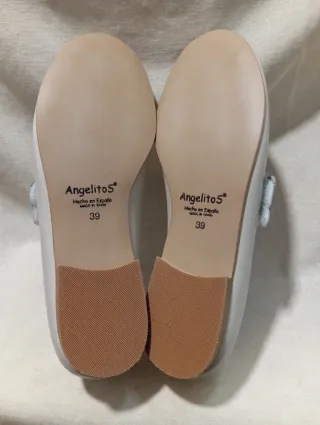 Zapatos comunión Angelitos beige Talla 39