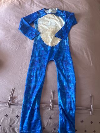 Disfraz Sonic Talla Infantil 3/4 años