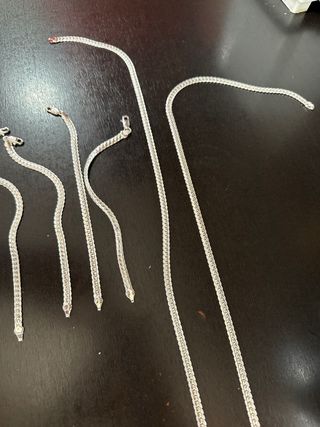 Cadena y pulsera de plata