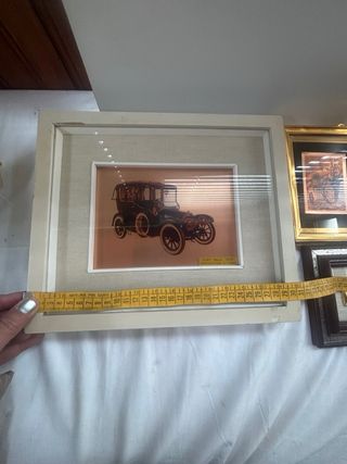 3 Quadretti Rame Ottone Vintage