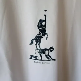 Camiseta Estilo Animalista Blanca Talla L