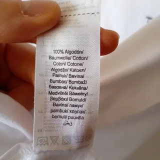 Camiseta Estilo Animalista Blanca Talla L