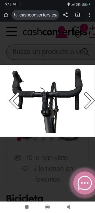 Bicicleta de carretera cube agree