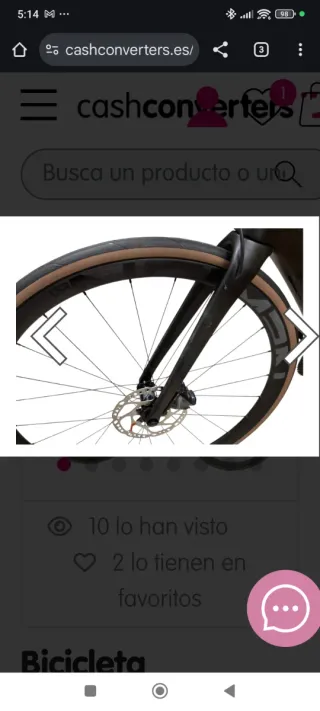 Bicicleta de carretera cube agree