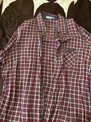 Camisa cuadros mujer