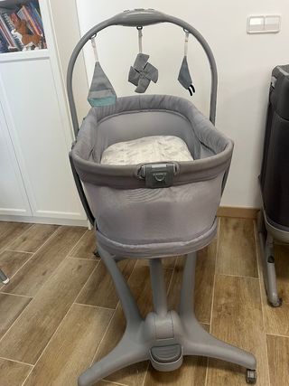 Cuna Moisés Chicco Baby Hug Pro 5 en 1 Earl Grey