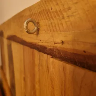 Cabecero de madera rústico de palets