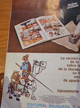 Antiguo fascículo Don Quijote de la Mancha
