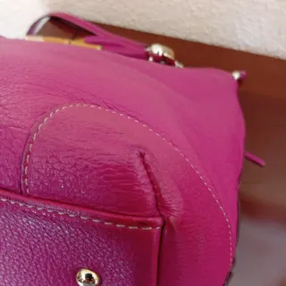 Bolso Purificación García Fucsia Piel
