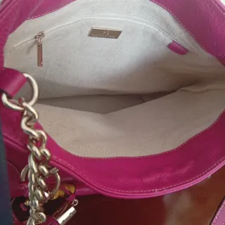 Bolso Purificación García Fucsia Piel