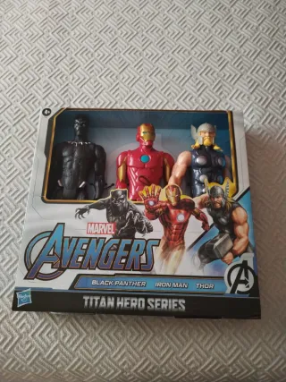 Set 3 Figuras Avengers Titan Hero Series