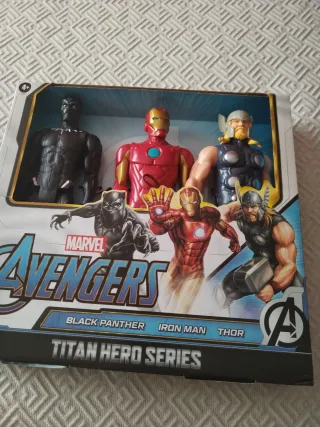 Set 3 Figuras Avengers Titan Hero Series
