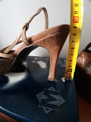Zapato y bolso de ante fiesta, graduación, eventos