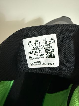 Zapatillas Puma Talla 37.5 Gris y Verde