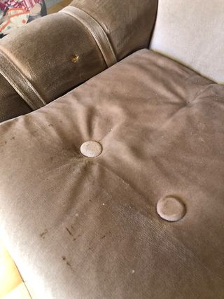 2 Sillones Marrones Terciopelo