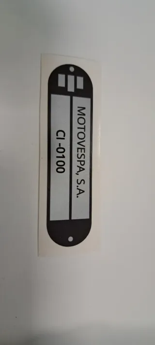 Pegatina Motovespa S.A. CI-0100