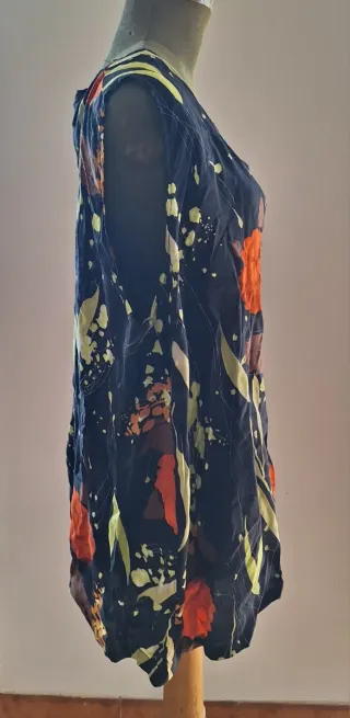 Canotta floreale taglia unica