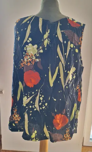 Canotta floreale taglia unica