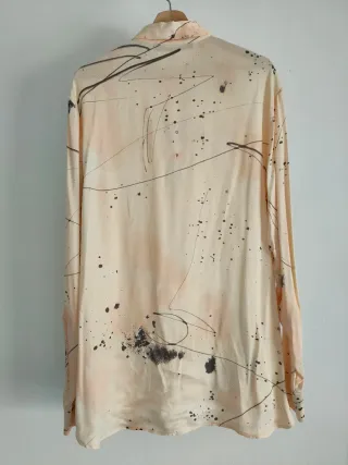 Camisa Zara Studio Estampado Abstracto