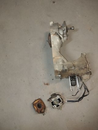 Motor Yamaha Aerox cogido