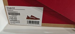 Vans Cruze 3.0 Rojas Talla 37. Nuevas