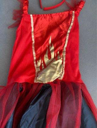 DISFRAZ DIABLESA TALLA 7-10 AÑOS