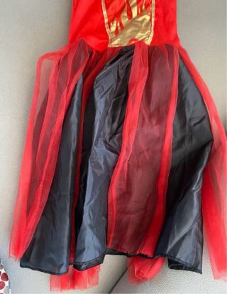 DISFRAZ DIABLESA TALLA 7-10 AÑOS