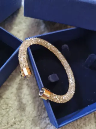 2 Pulseras Swarovski Extensibles.Talla S ORIGINAL.