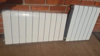 2 Radiadores de Aluminio Blancos