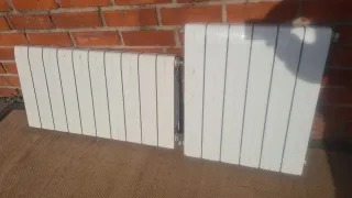 2 Radiadores de Aluminio Blancos