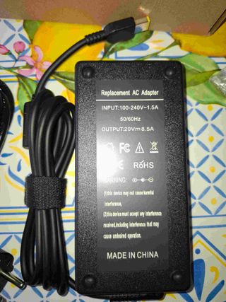 Caricatore Lenovo 20V 8.5A USB