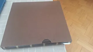 Álbum FILABO Sellos España con hojas y cajetín.