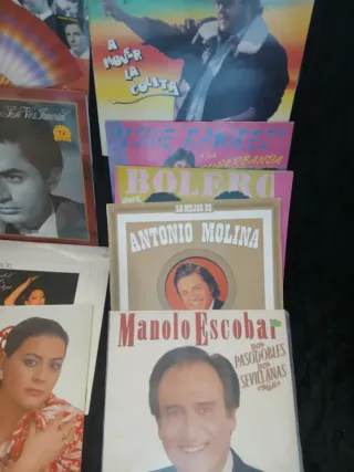 Lote Vinilos Música Española: Bolero, Copla