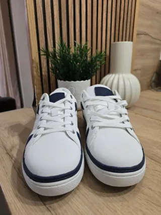 Zapatillas Silver Talla 41 Blancas y Azules
