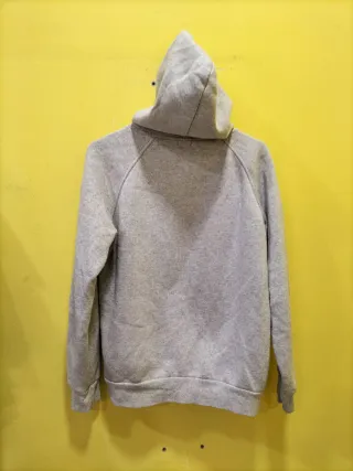 Felpa con cappuccio grigia taglia XS