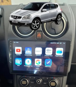 Pantalla Android Táctil GPS radio Nissan Qashqai