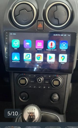 Pantalla Android Táctil GPS radio Nissan Qashqai