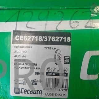 JUEGO DISCOS FRENO AUDI / SEAT / VOLKSWAGEN NUEVO