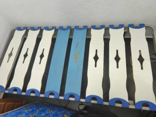 Somier de láminas y colchón