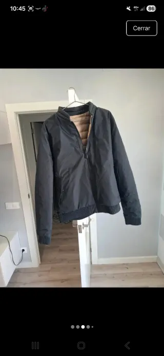 Chaqueta Jott reversible gris