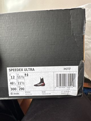 Botas Boxeo Adidas Spedeex Ultra Negras Rojas
