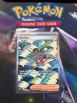 Carta Pokémon Entrenador Surfista 293/217