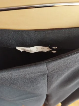 Pantalón ancho Amichi mujer negro