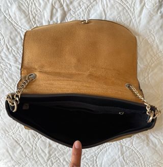 Bolso cuero y polipiel bandolera