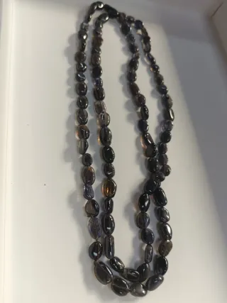 Antica collana pietre naturali di Ametrino